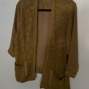 Small Woman’s Olive Cardigan